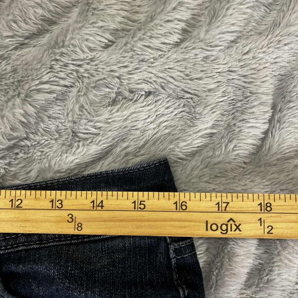 Nine West Jeans Womens 6 Capri Cropped Dark Wash Embellished Stretch Denim Boho - Picture 9 of 11